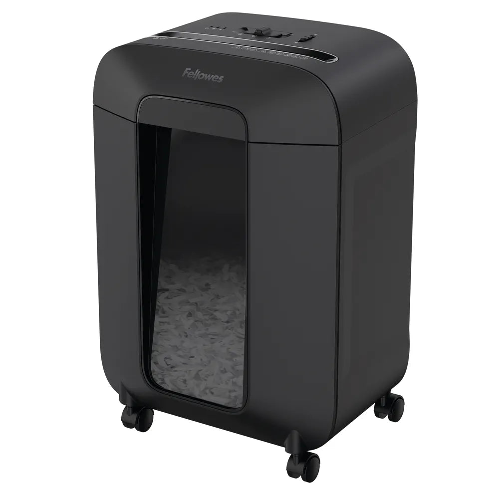 Fellowes Powershred LX85 Cross-Cut Shredder – 12 Sheet Capacity, P-4 Security Level, Safe Sense Technology, 5-Gallon Bin, 20-Minute Runtime for Personal & Home Office Use Fellowes Powershred LX85 Cross-Cut Shredder – 12 Sheet Capacity, P-4 Security Level, Safe Sense Technology, 5-Gallon Bin, 20-Minute Runtime for Personal & Home Office Use